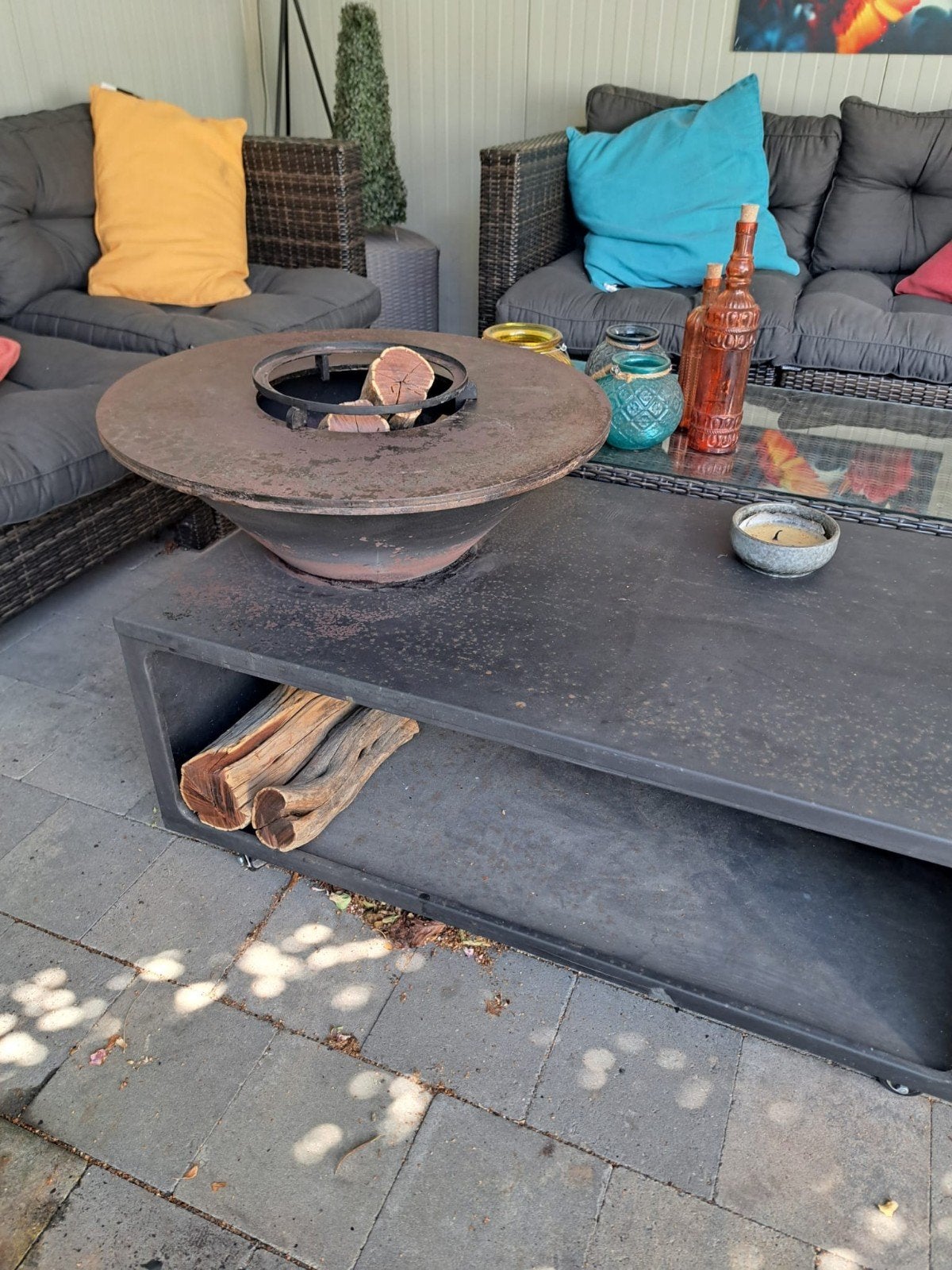 Plancha bbq, Tuin en Terras, Ophalen, Houtskool