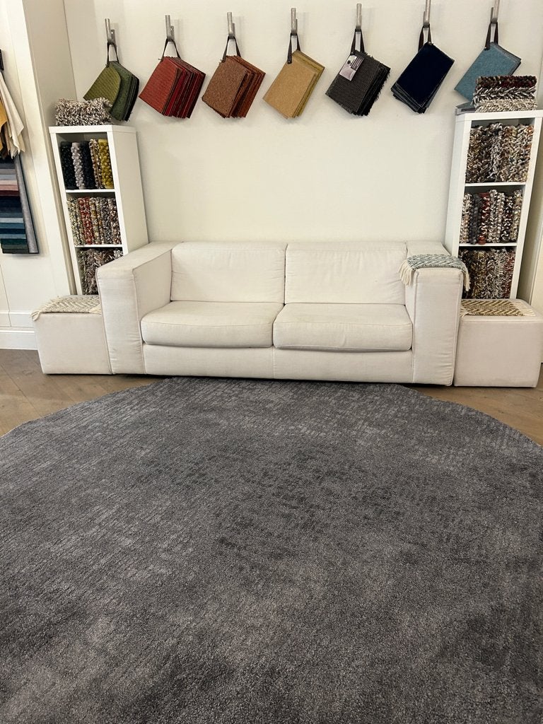 Vloerkleed Twinset urban 22115 van Brink & Campman 275 rond, Rond, Ophalen of Verzenden, 200 cm of meer, Grijs