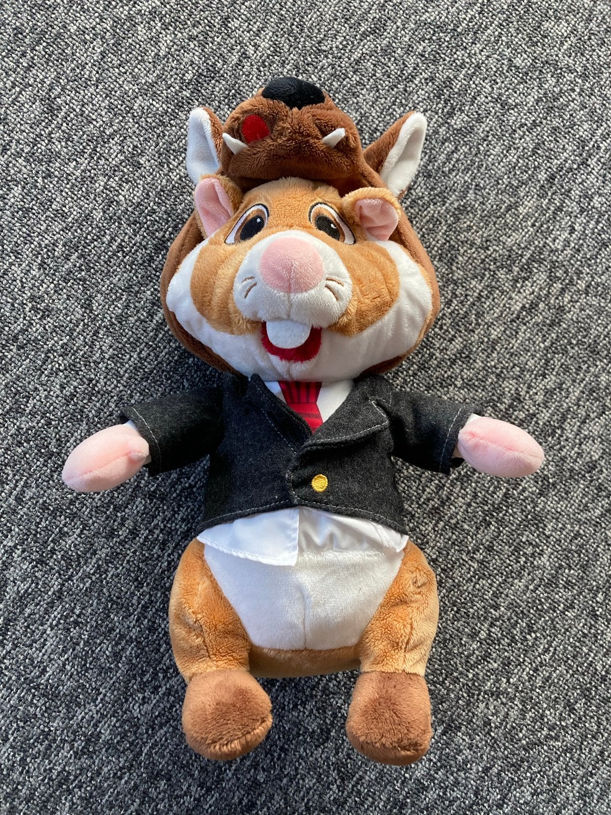AH Hamster knuffel met wolf kostuum, Kinderen en Baby's, Speelgoed | Knuffels en Pluche, Overige merken, Hamster, Ophalen of Verzenden