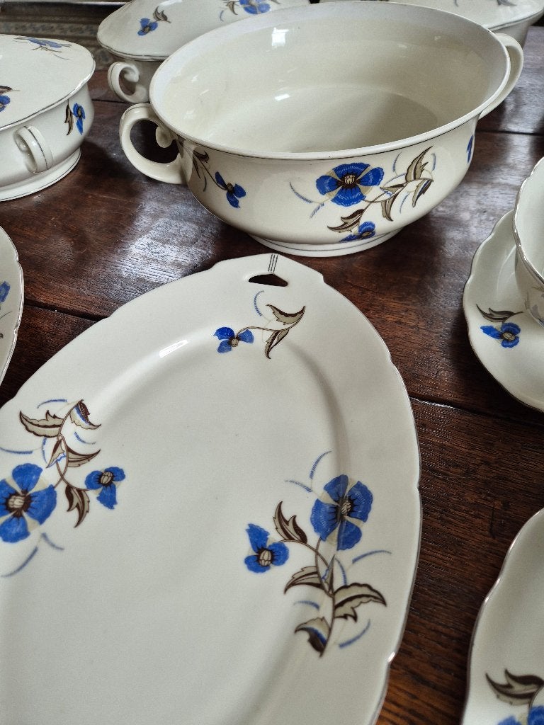 3 dekschalen, soepterrine, div serveerschalen, borden Puls, Huis en Inrichting, Keuken | Servies, Ophalen of Verzenden, Zo goed als nieuw