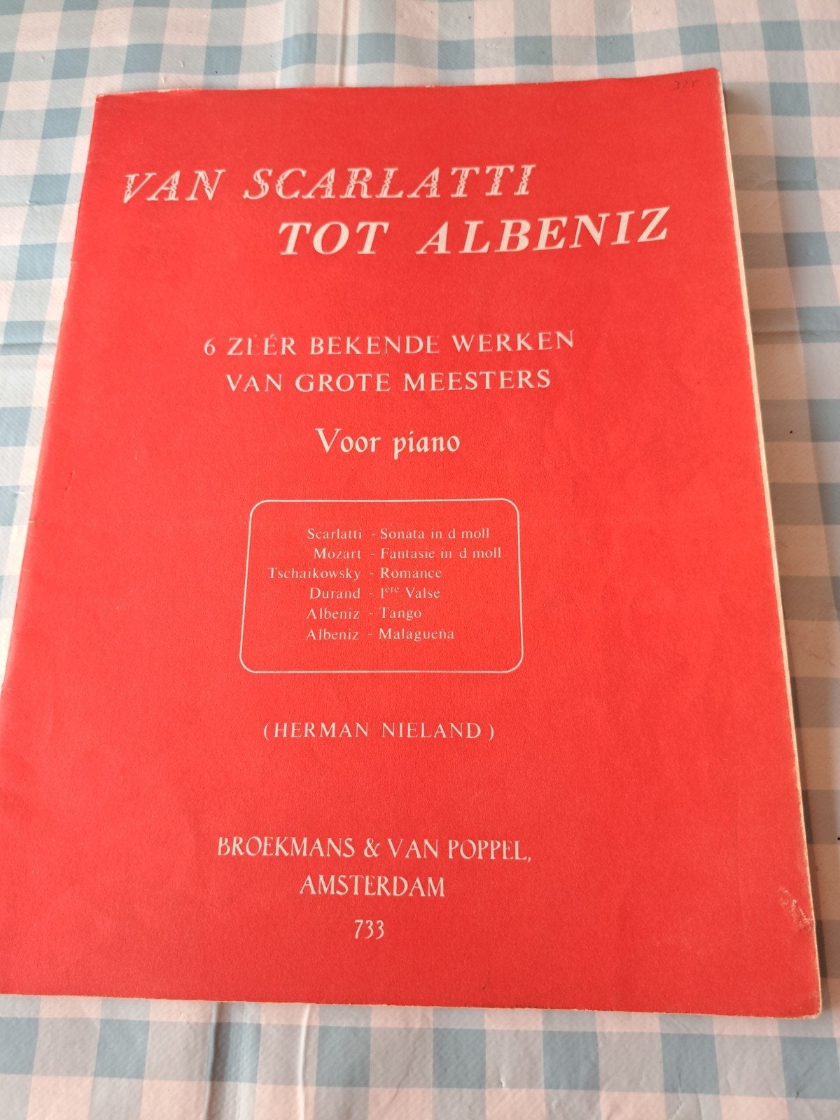 J: Van Scarlatti tot Albeniz - 6 bekende werken voor piano, Muziek en Instrumenten, Ophalen of Verzenden