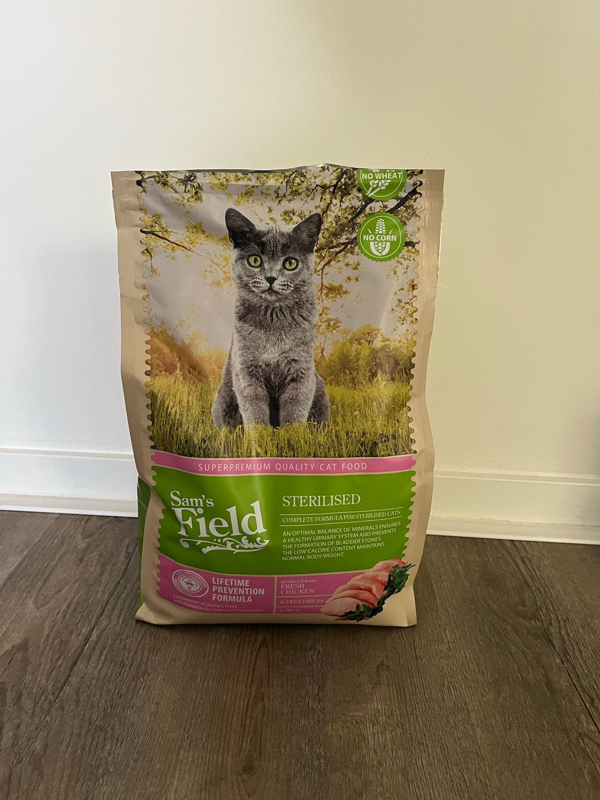 Sam Field kattenvoer, Ophalen, Kat