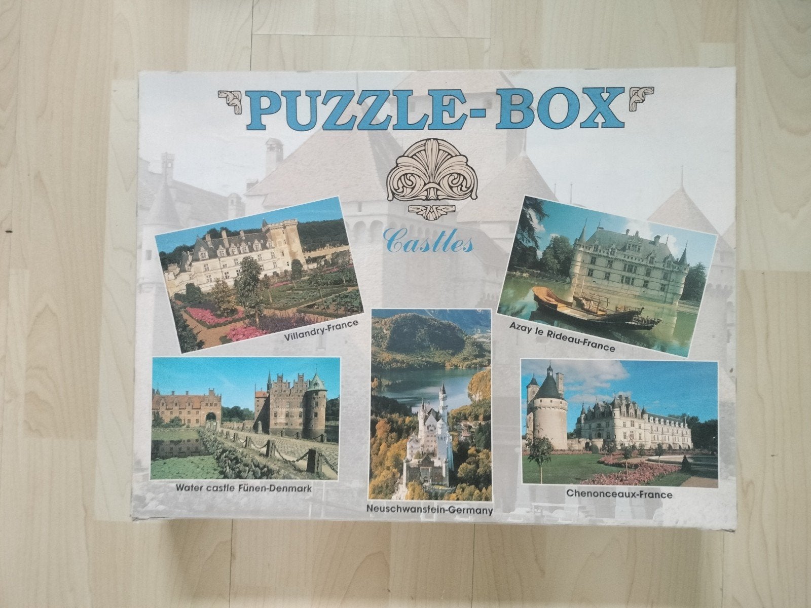 Puzzle-Box Castles: Kastelen Puzzel Collectie, Ophalen of Verzenden, 500 t/m 1500 stukjes, Gebruikt, Legpuzzel