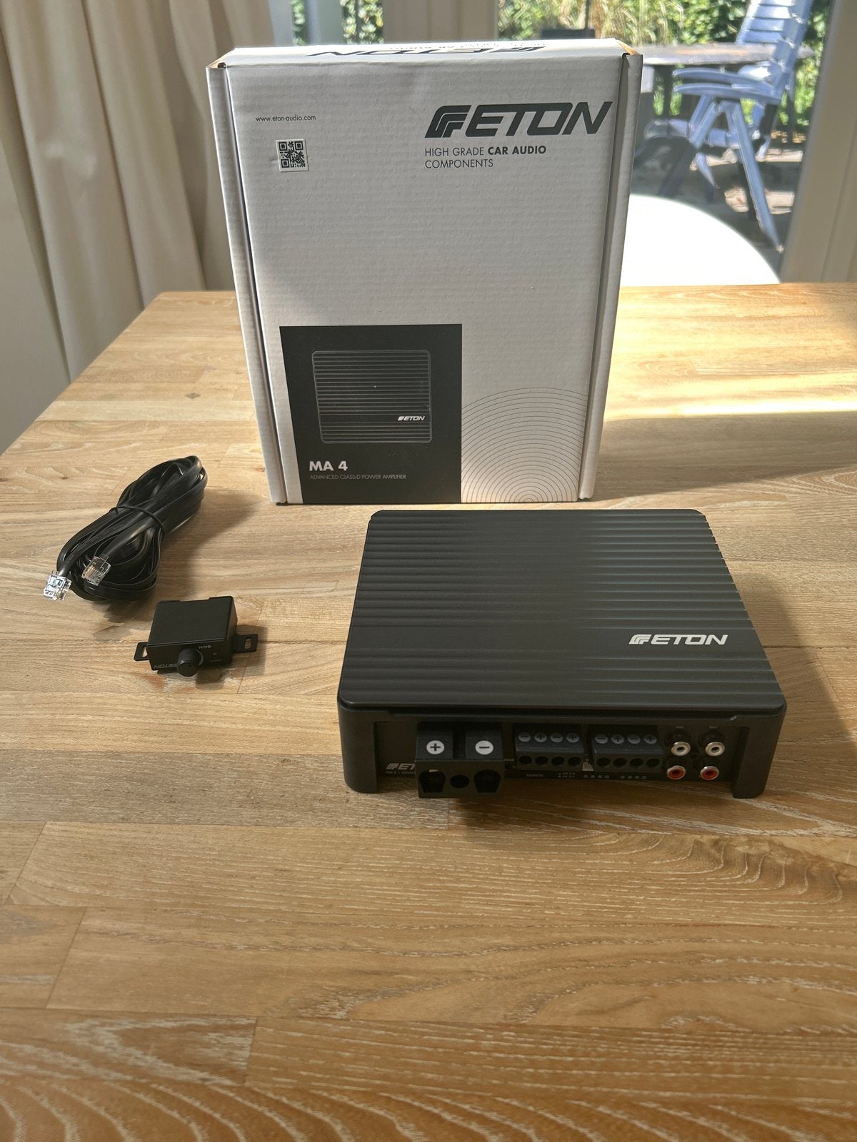Eton MA 4 auto versterker tot 736w rms, Ophalen of Verzenden, Gebruikt