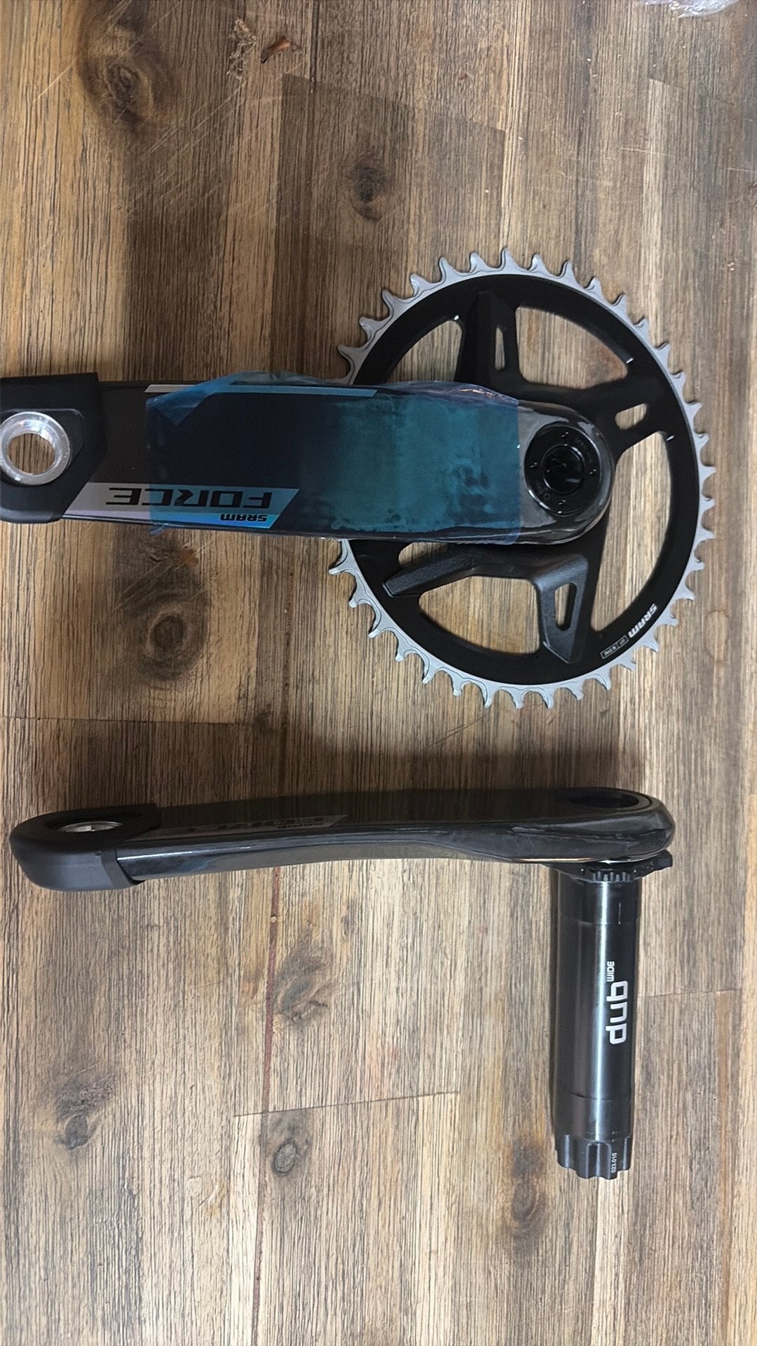 Sram Force crankset 1x13 172,5mm carbon (NIEUW), Crankstel of Pedalen, Info@sram.nl, Stam, Ophalen of Verzenden