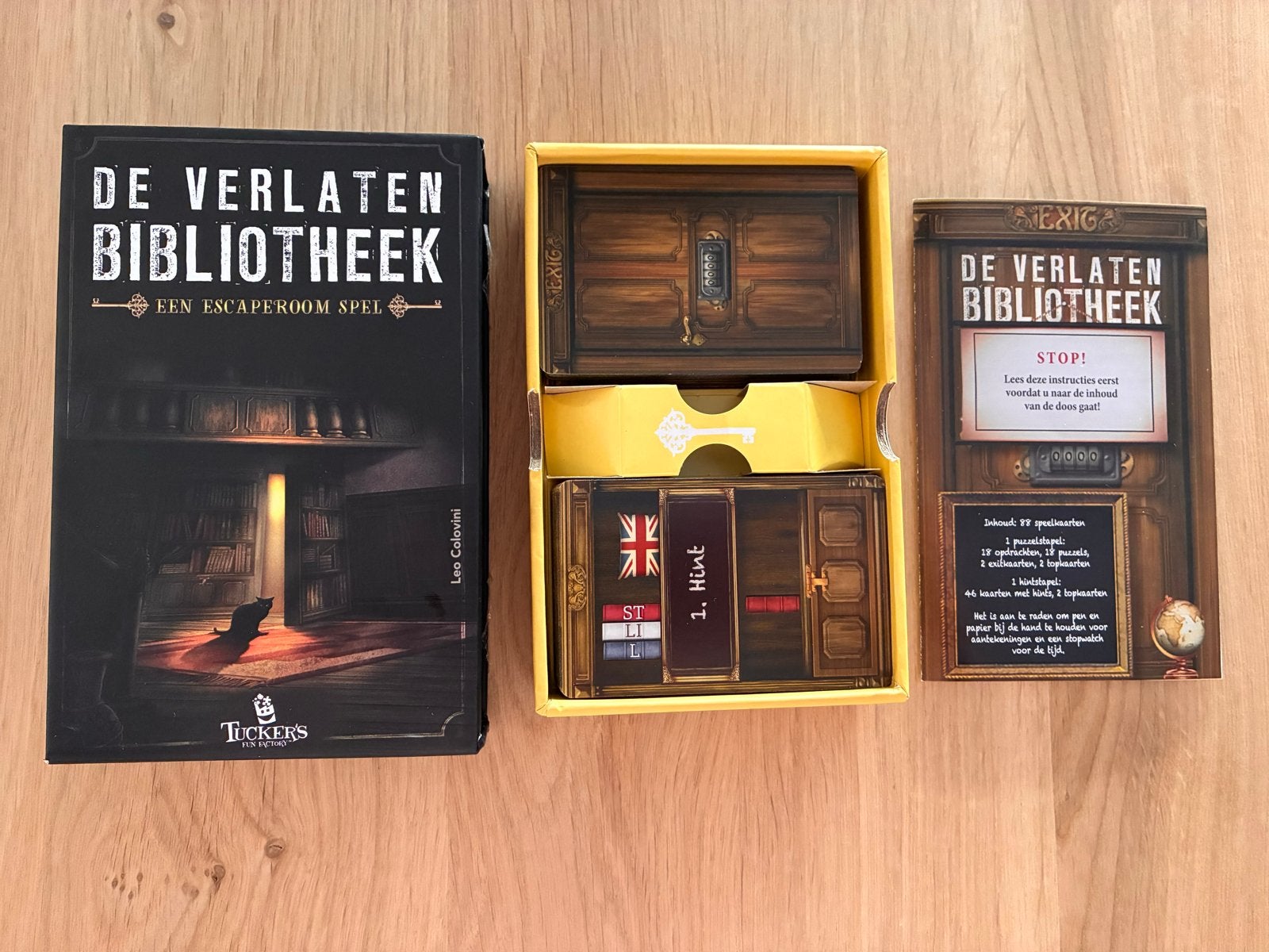 EXIT: De Verlaten Bibliotheek - Een Escaperoom Spel, Een of twee spelers, Ophalen, Zo goed als nieuw