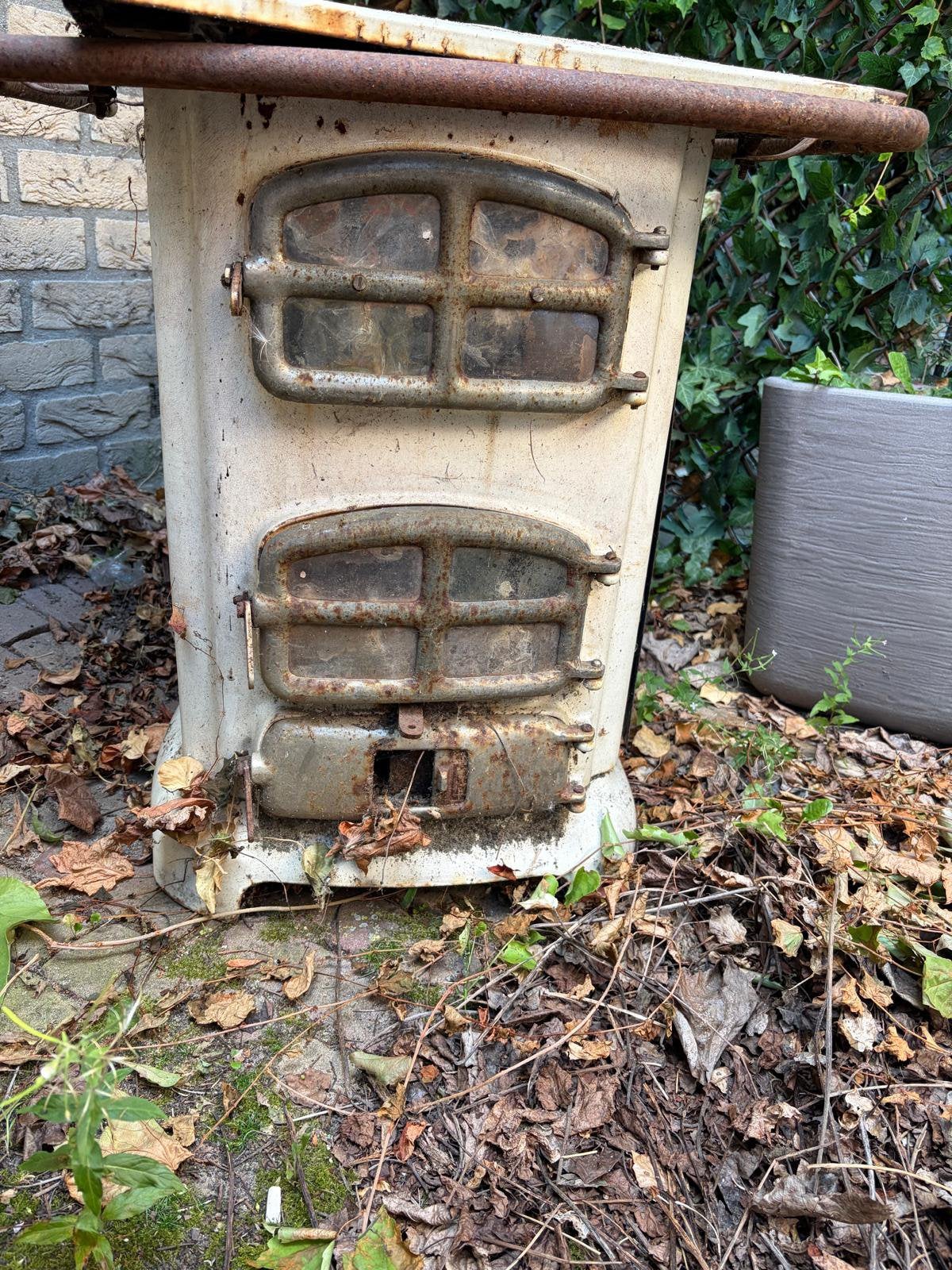 Allesbrander - Vintage Kachel, Ophalen, Gebruikt, Overige brandstoffen, Vrijstaand