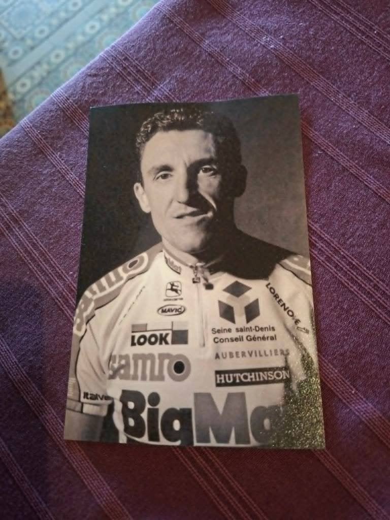 Foto (Repro) Thierry Bourguignon / BigMat, Verzamelen, Ophalen of Verzenden, Gebruikt, Overige sporten, Poster, Plaatje of Sticker