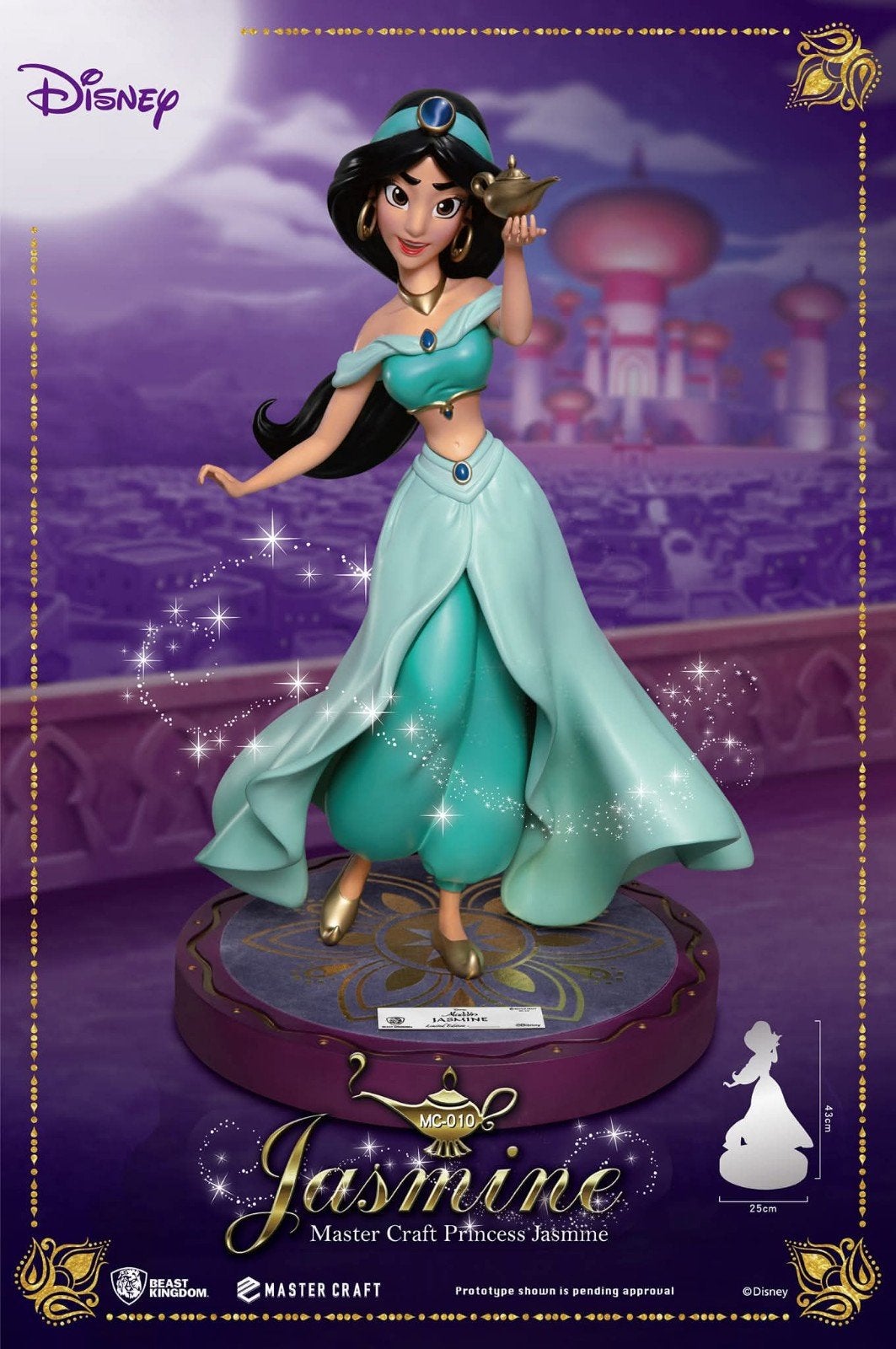 Disney Master Craft Prinses Jasmine Beeld MC-010, Ophalen, Nieuw, Beeldje of Figuurtje