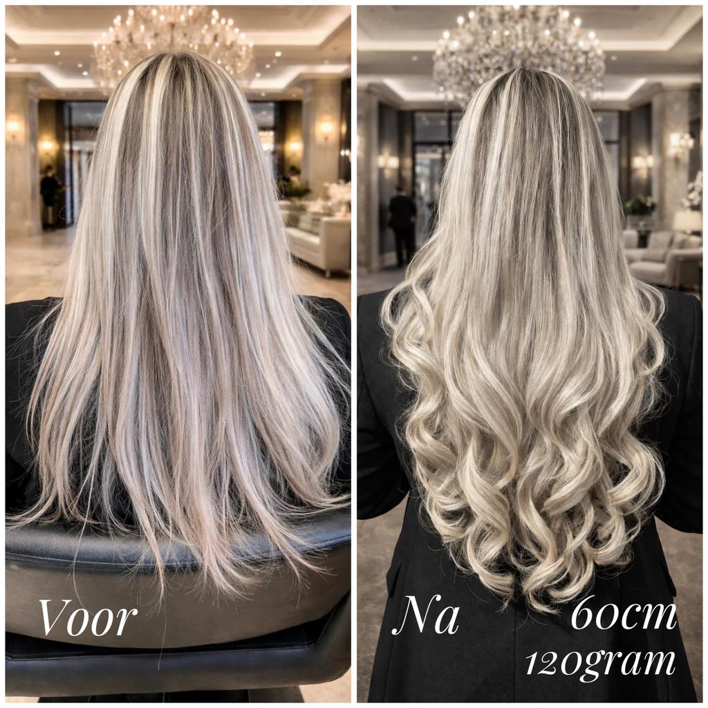 Dames kapsalon - Genius weft extensions - knippen/kleuren, Ophalen of Verzenden, Nieuw, Pruik of Haarverlenging