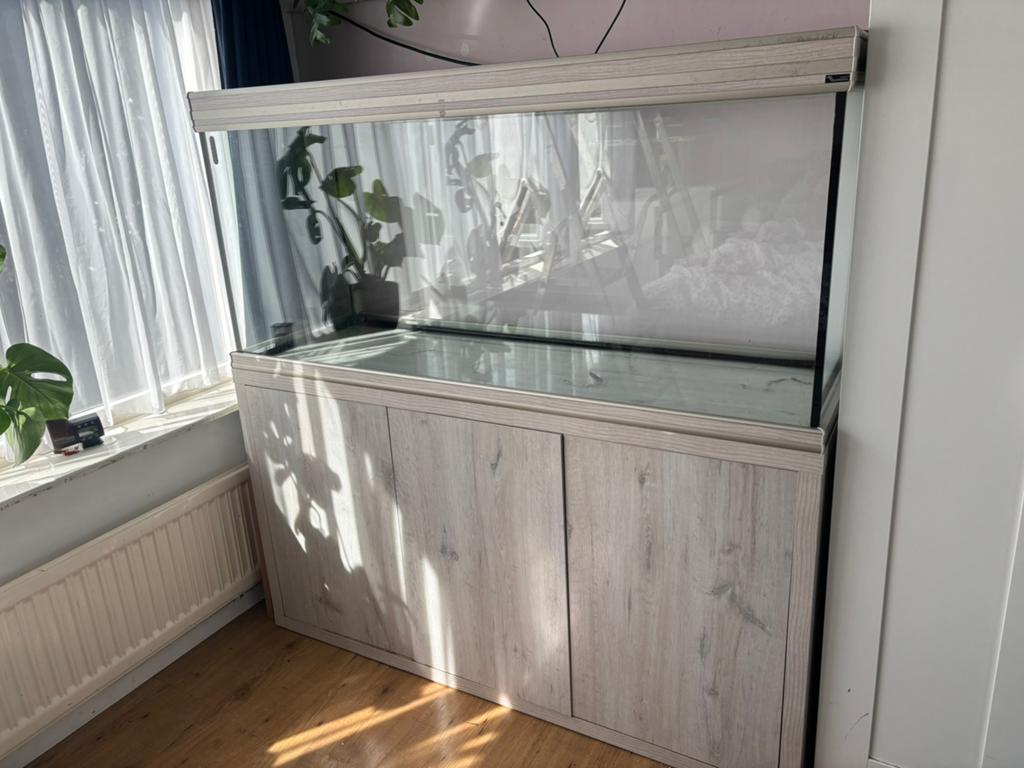 Aqualantis aquarium, Dieren en Toebehoren, Vissen | Aquaria en Toebehoren, Ophalen, Gebruikt, Inclusief deksel, Aquatlantis