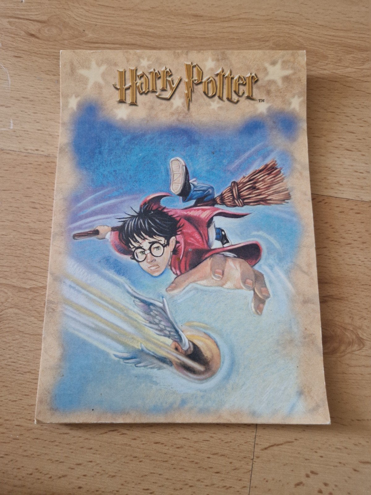 notitieboek notitieblok harry potter vintage retro 2001, Ophalen of Verzenden, Zo goed als nieuw, Actiefiguurtje