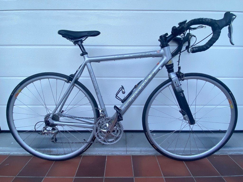 Te koop Cannondale racefiets, 28 inch, Gebruikt, Vering, Velgrem