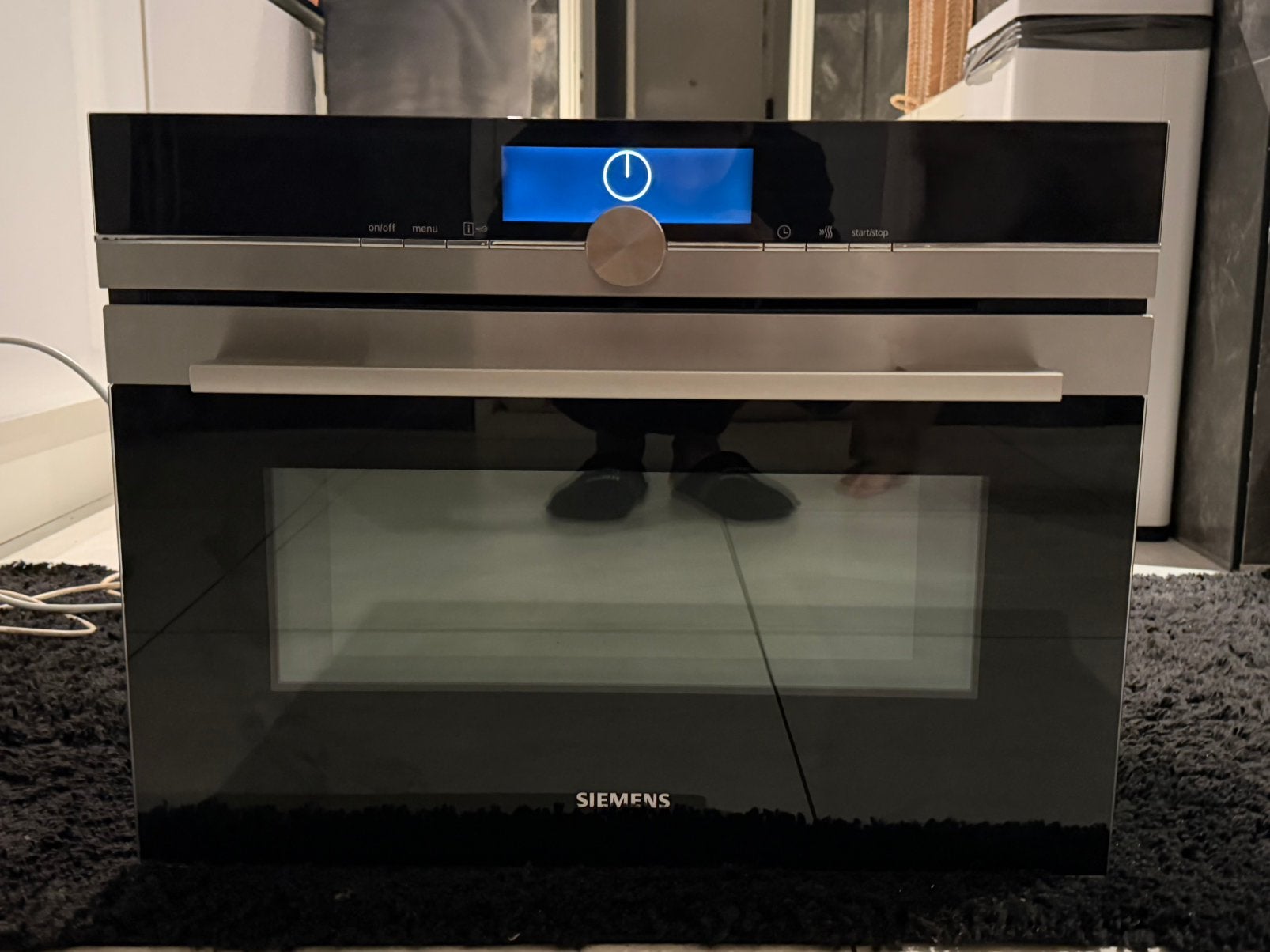 Siemens iQ700 Combi Oven Magnetron pyrolyse, Ophalen of Verzenden, Zo goed als nieuw, Oven met grill