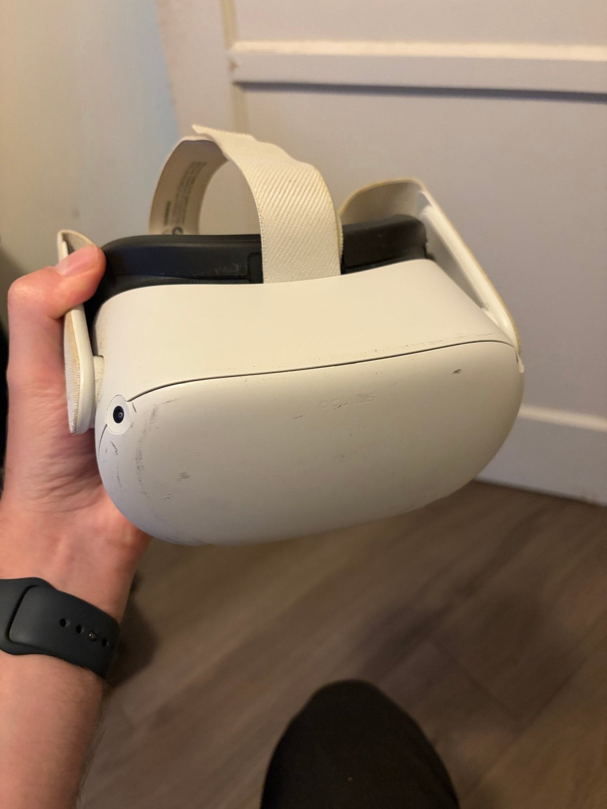 Oculus Quest 2 VR-bril + controllers - Gebruikt, Spelcomputers en Games, Virtual Reality, Ophalen of Verzenden, Gebruikt, VR-bril