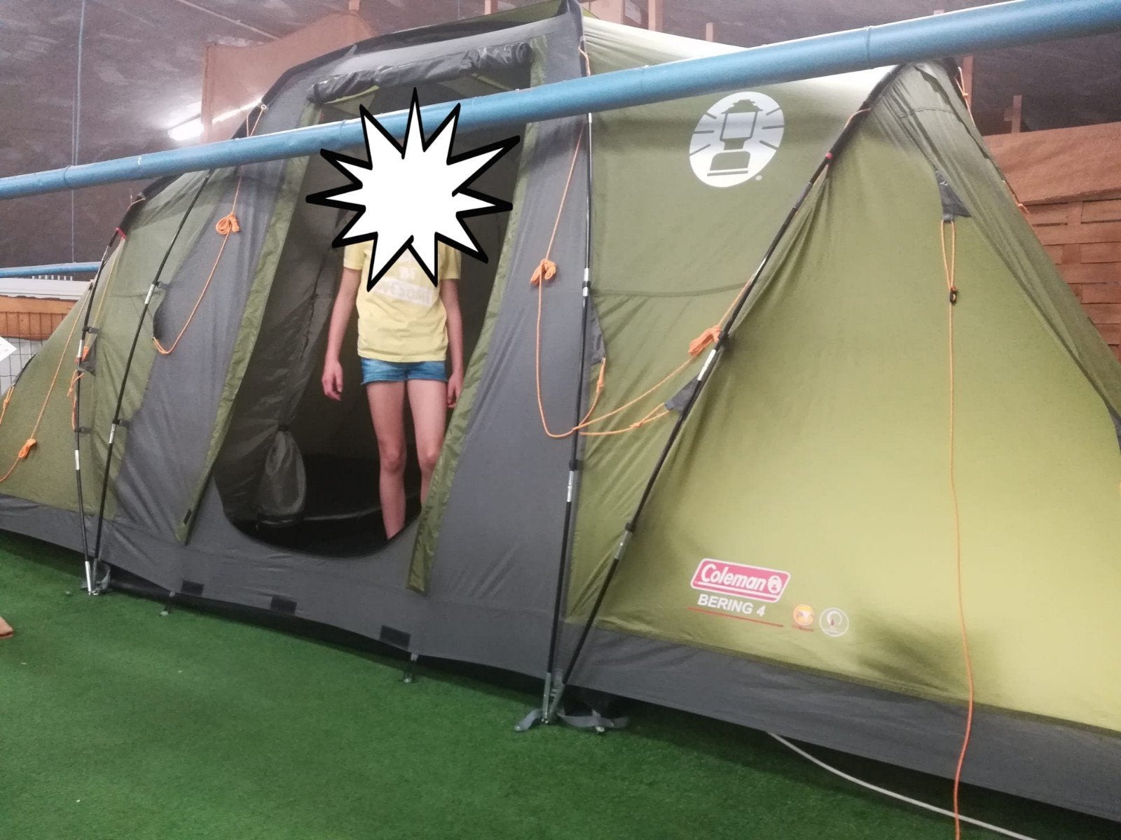 zeer nette coleman bering 4 tent, Ophalen of Verzenden, Zo goed als nieuw, Tot en met 4