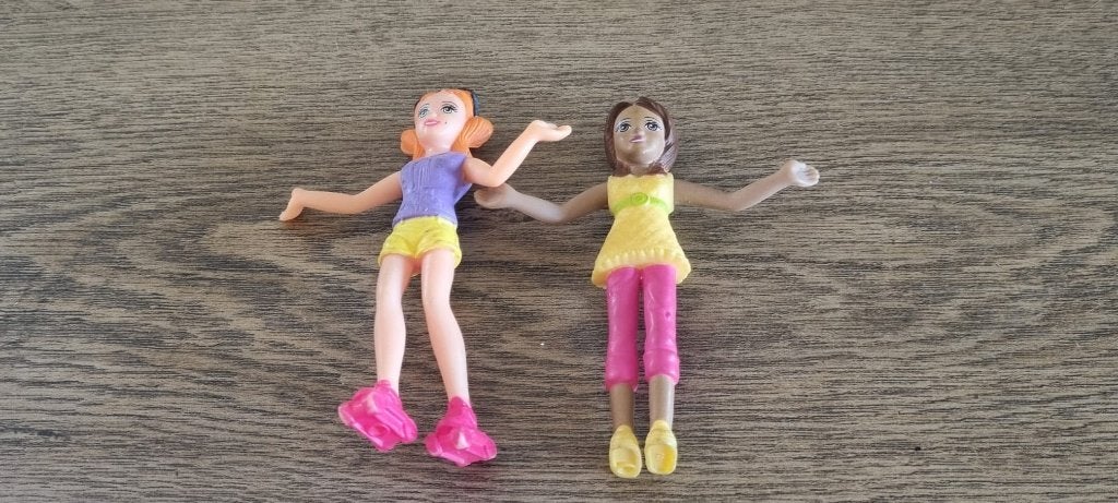 Leuk setje Polly Pocket poppetjes !, Ophalen of Verzenden, Gebruikt