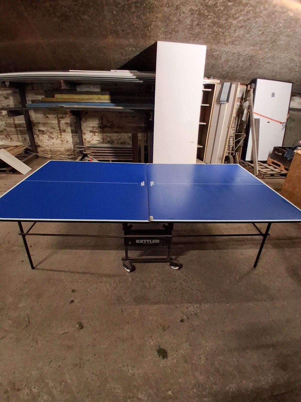 Kettler Sport Tafeltennistafel - Blauw, Inklapbaar, Sport en Fitness, Ophalen, Nieuw, Tafel Indoor, Inklapbaar
