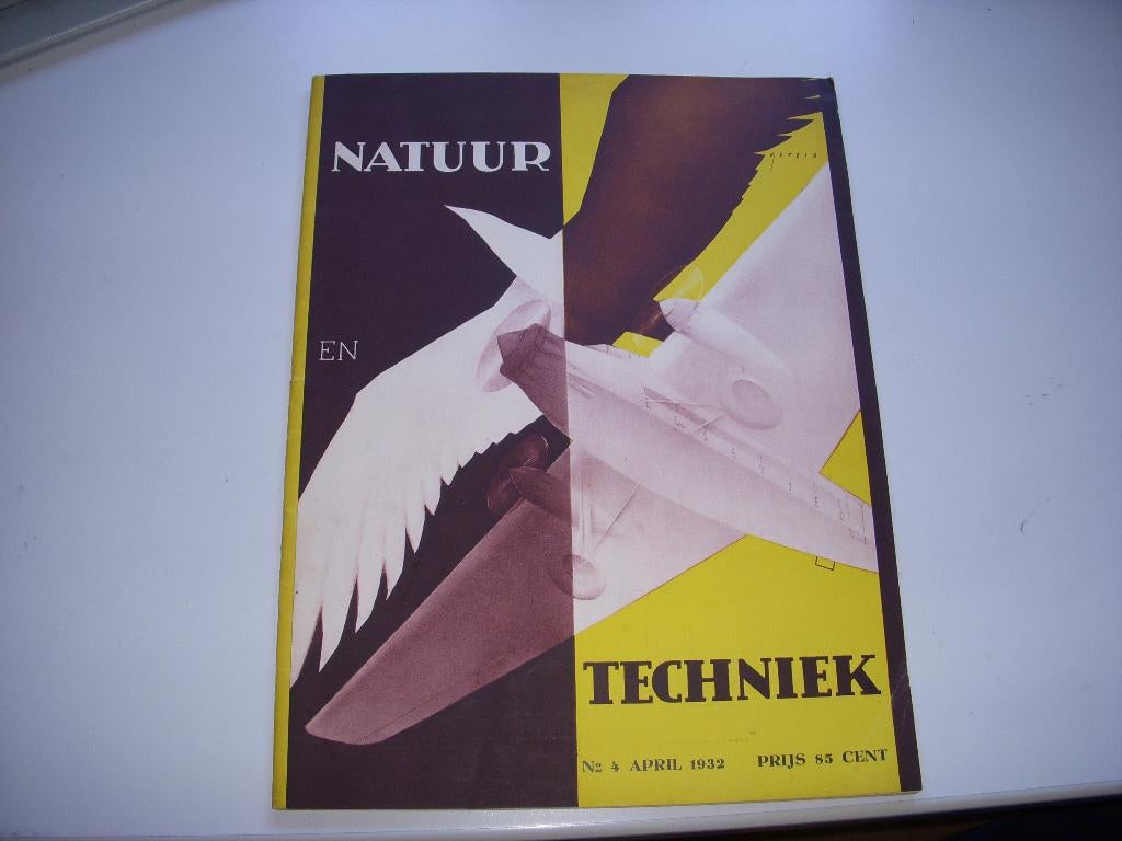 MOOI tijdschrift Natuur en Techniek april 1932, Ophalen of Verzenden, Gelezen, Wetenschap en Natuur