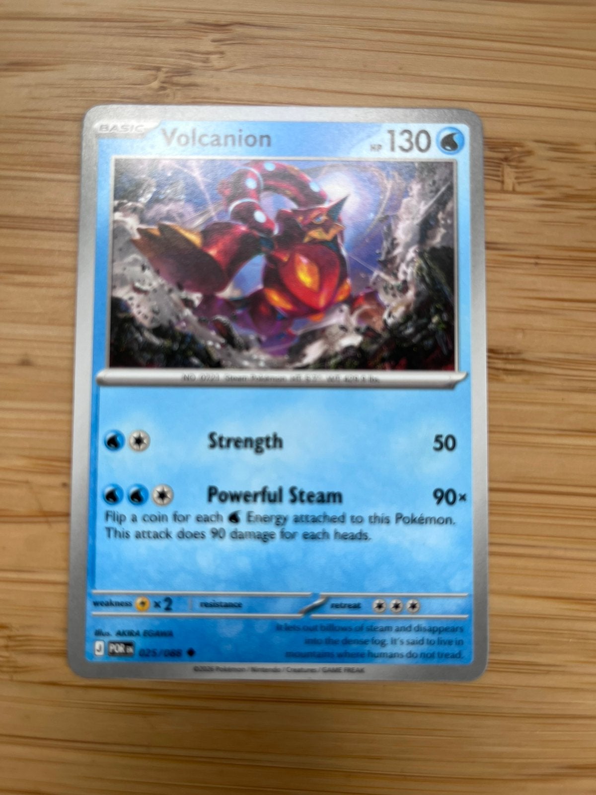 Volcanion POR 025/189, Ophalen of Verzenden, Zo goed als nieuw, Losse kaart