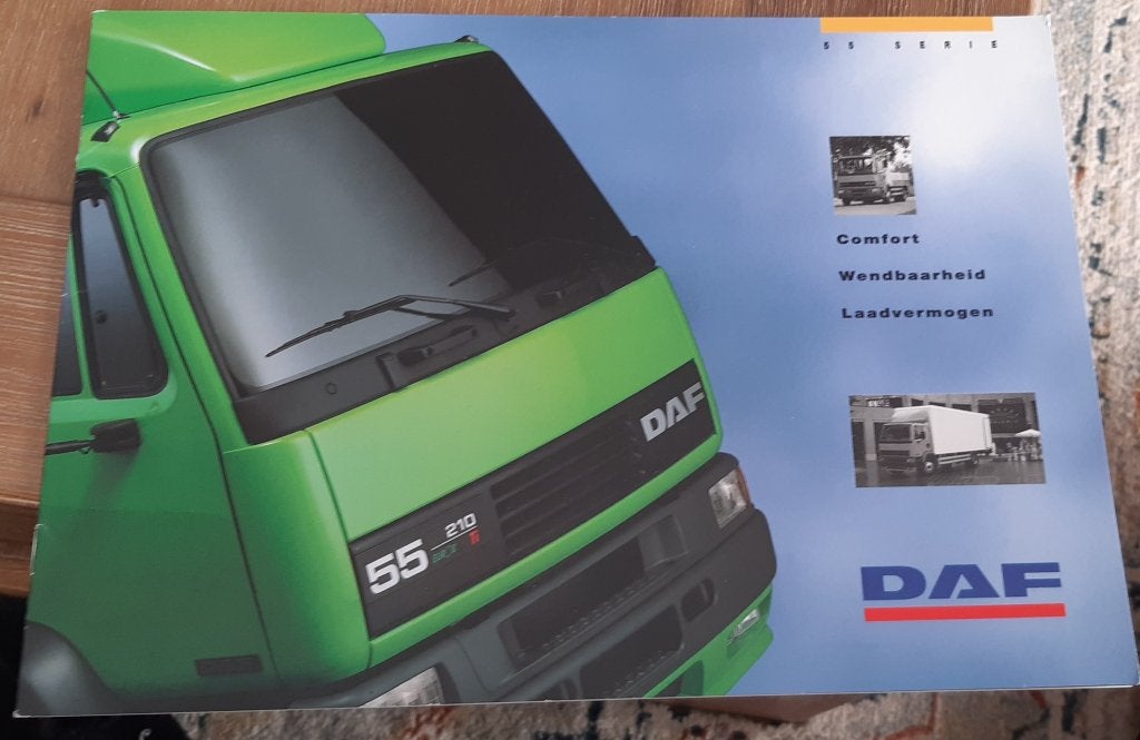 DAF 55 210 PK FOLDER, Onbekend, Ophalen of Verzenden, Zo goed als nieuw, Overige merken
