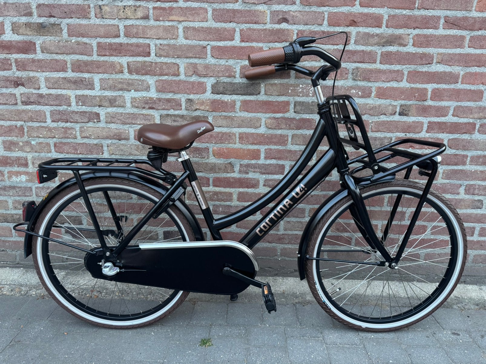 Cortina U4 Transportfiets 24 inch # IZGS #, Ophalen, Terugtraprem, 24 inch, Versnellingen