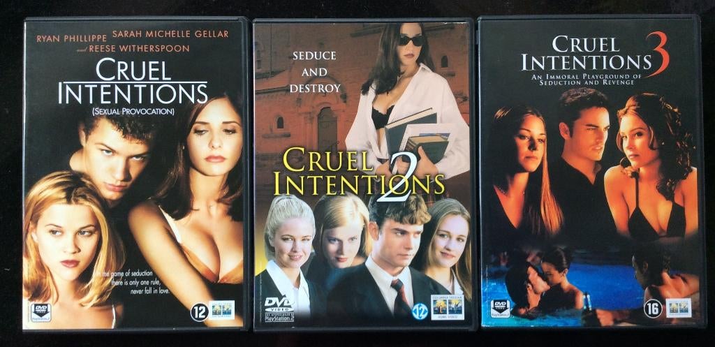 Cruel Intentions Trilogy DVD, Vanaf 12 jaar, Ophalen of Verzenden, Zo goed als nieuw, Overige genres