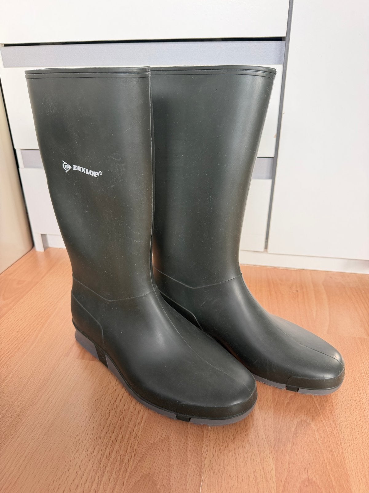 Dunlop regenlaarzen maat 39 groen, Jongen of Meisje, Ophalen of Verzenden, Laarzen, Zo goed als nieuw