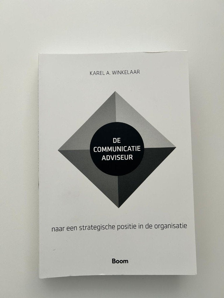 Boek: De communicatie adviseur, Zo goed als nieuw, Beta, Karel A. Winkelaar, HBO