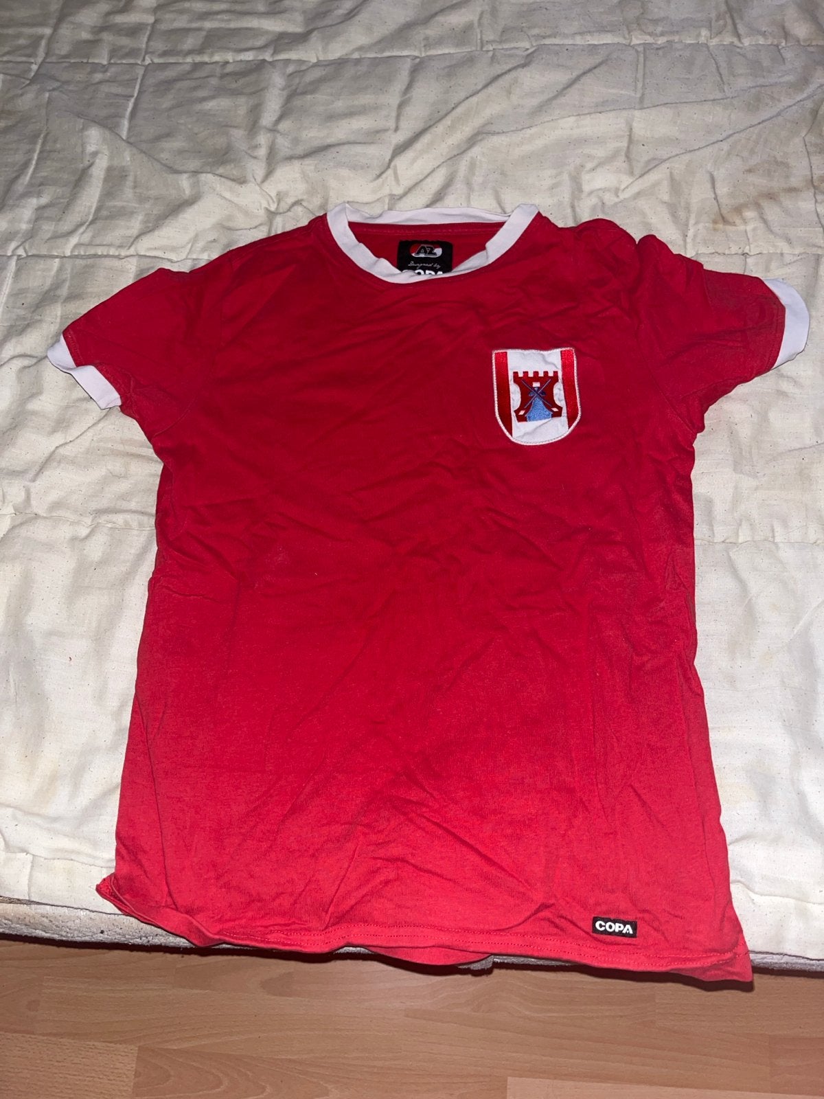 AZ Alkmaar Copa shirt maat S, Ophalen of Verzenden, Voetbal, Gedragen, Rood