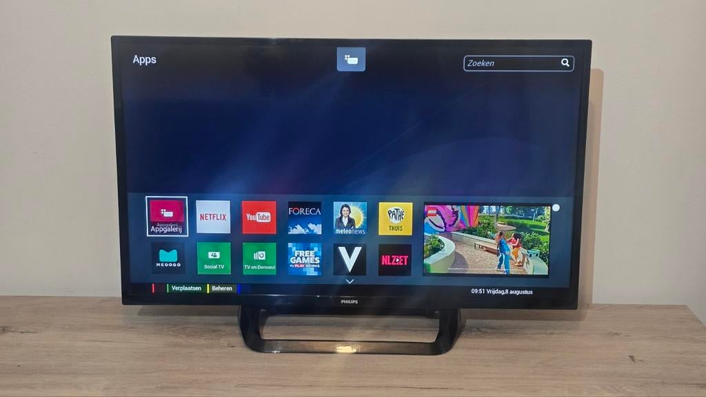 Philips Smart Tv 32inch 82cm Full HD Wifi YouTube Netflix, Ophalen of Verzenden, Zo goed als nieuw