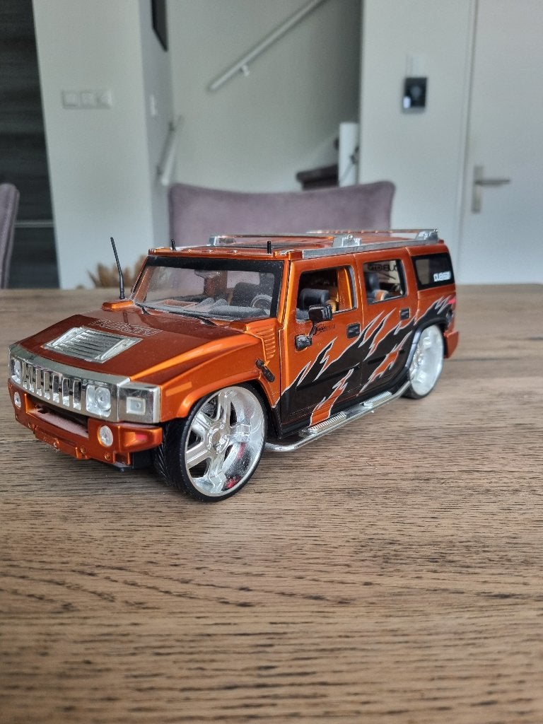 Hummer H2 Dubcity 1:18, Ophalen of Verzenden, Zo goed als nieuw, Auto, Overige merken
