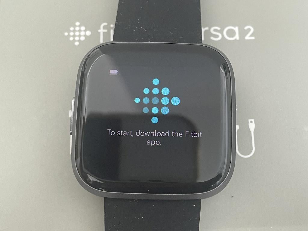 Fitbit Versa 2, Zwart, Nieuw, Ophalen of Verzenden, Conditie