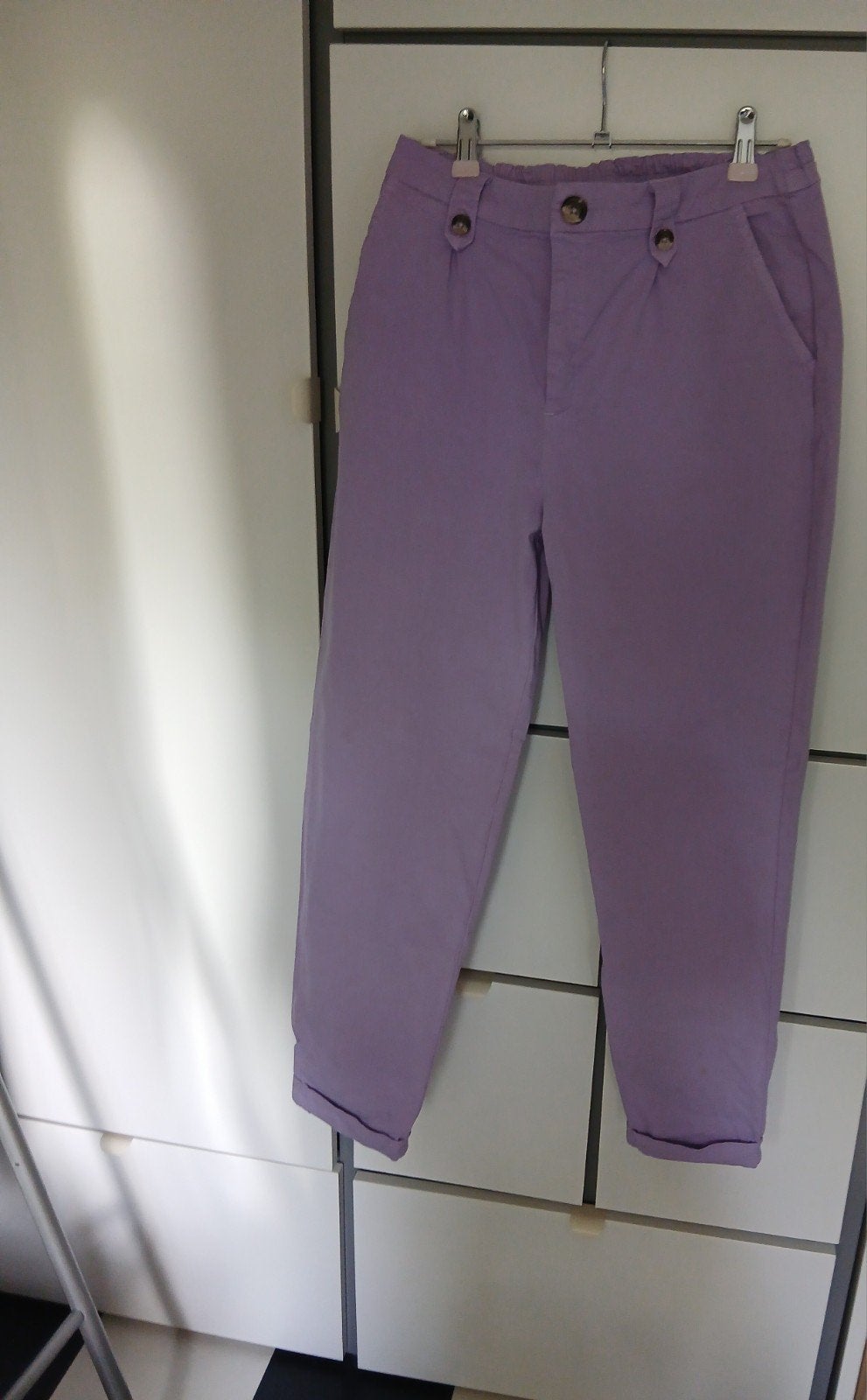 J. LABEL Lila Broek - Maat M, Maat 38/40 (M), J. LABEL, Paars, Nieuw