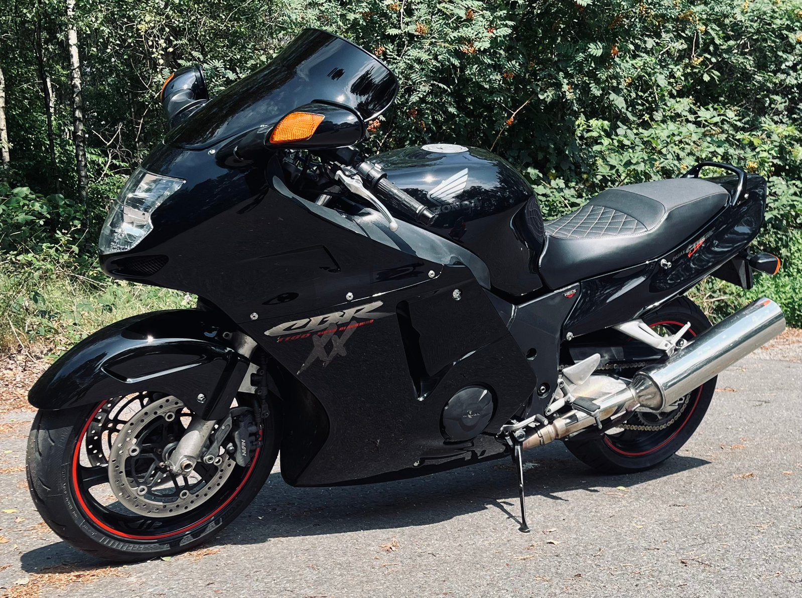 Mooie Honda cbr 1100xx super blackbird, Handvatverwarming, 4 cilinders, Motorrijbewijs A, Super Sport