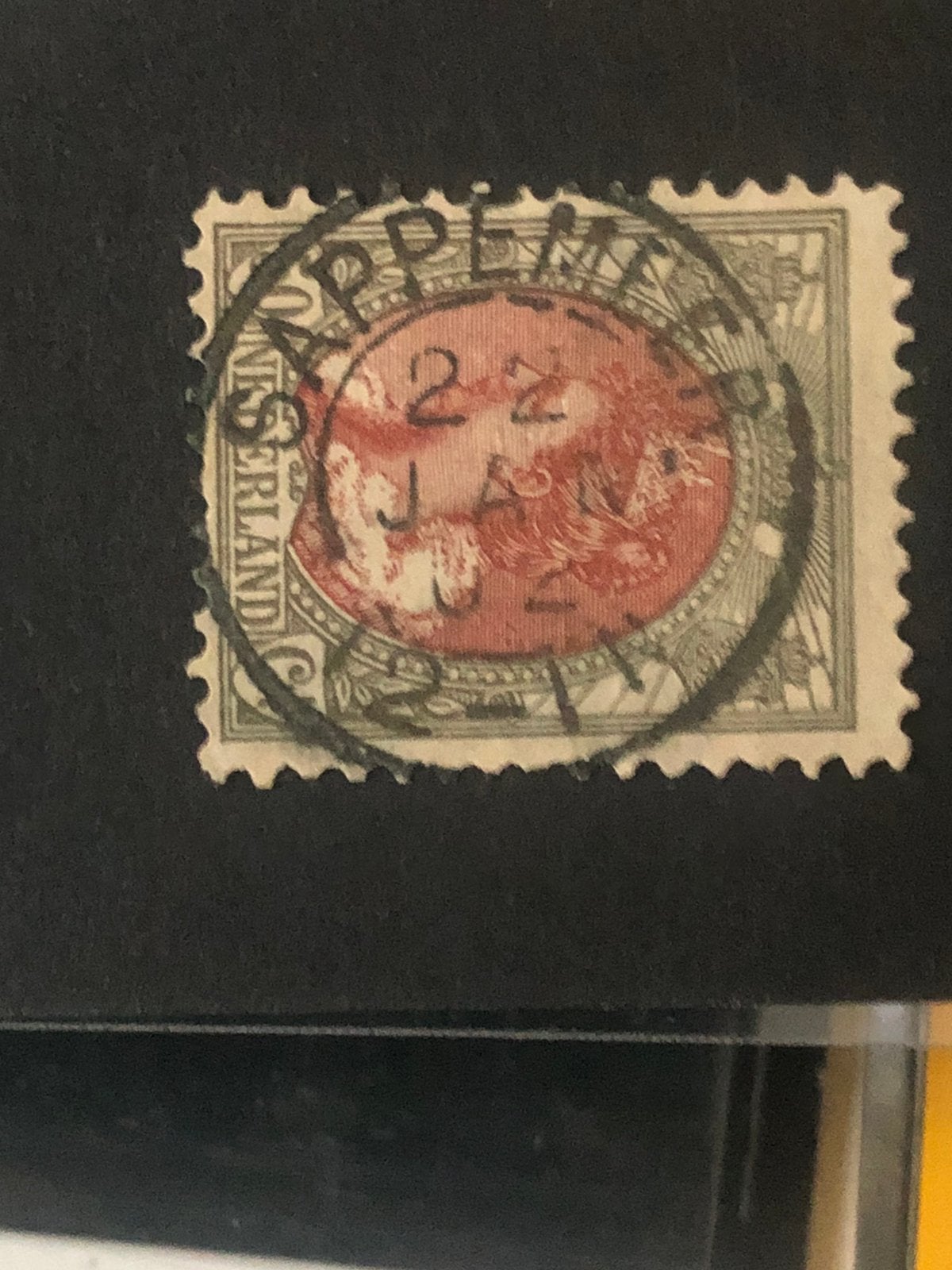 214 kleinrond SAPPEMEER, Postzegels en Munten, Brieven en Enveloppen | Nederland, Ophalen of Verzenden, Briefkaart