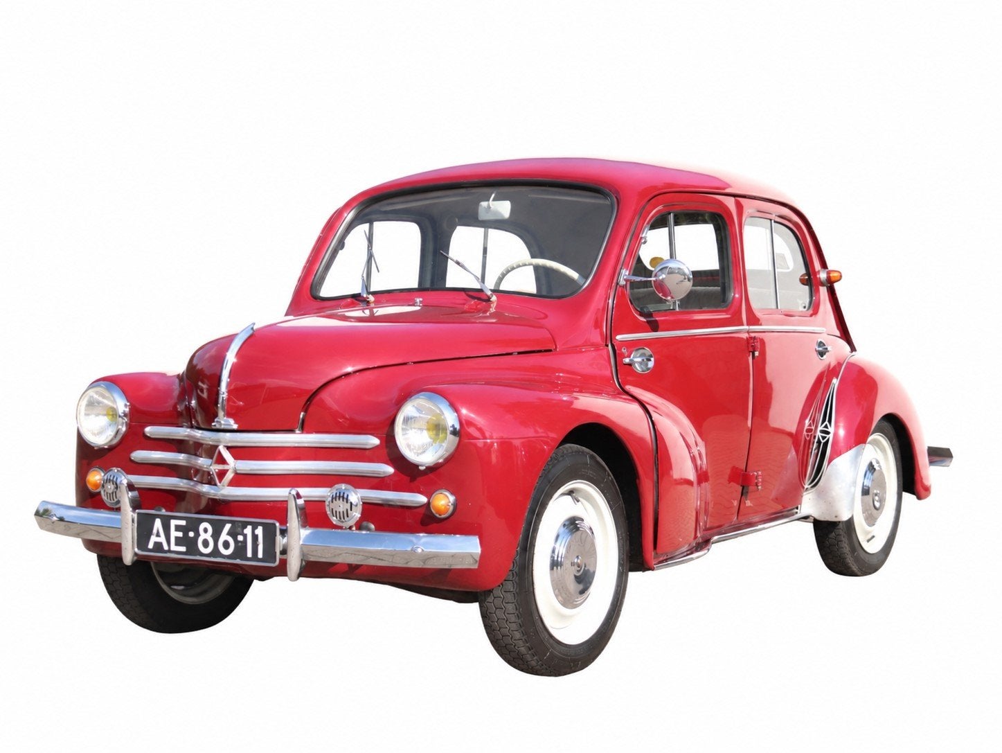 Renault 4CV Quatre Chevaux Renault 4CV – 1959 – afkomsti, Stof, Beige, Renault, 747 cc