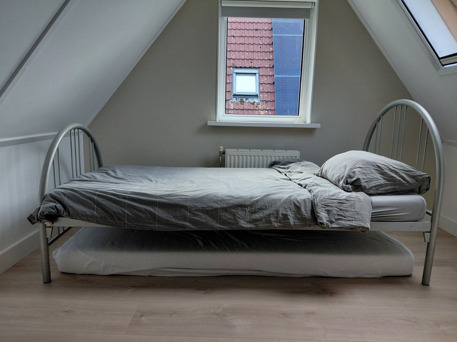 Eénpersoonsbed 90x200, Huis en Inrichting, Slaapkamer | Bedden, Ophalen, Gebruikt, 90 cm, Eenpersoons