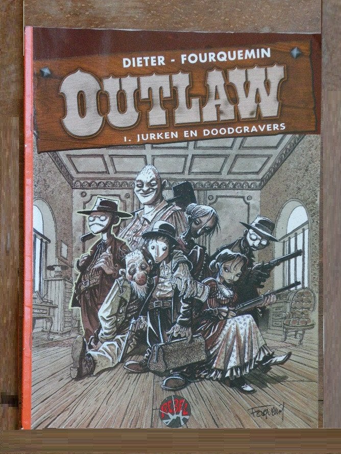 Stripboek Dieter Fourquemin – Outlaw., Eén stripboek, Ophalen of Verzenden, Zo goed als nieuw, Dieter Fourquemin