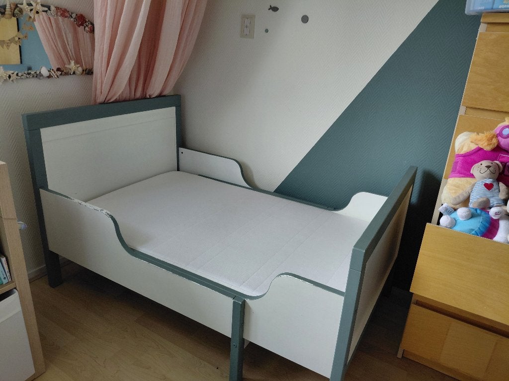 Meegroeibed Busunge, Kinderen en Baby's, Kinderkamer | Bedden, Gebruikt, 70 tot 85 cm, 180 cm of meer, Ophalen