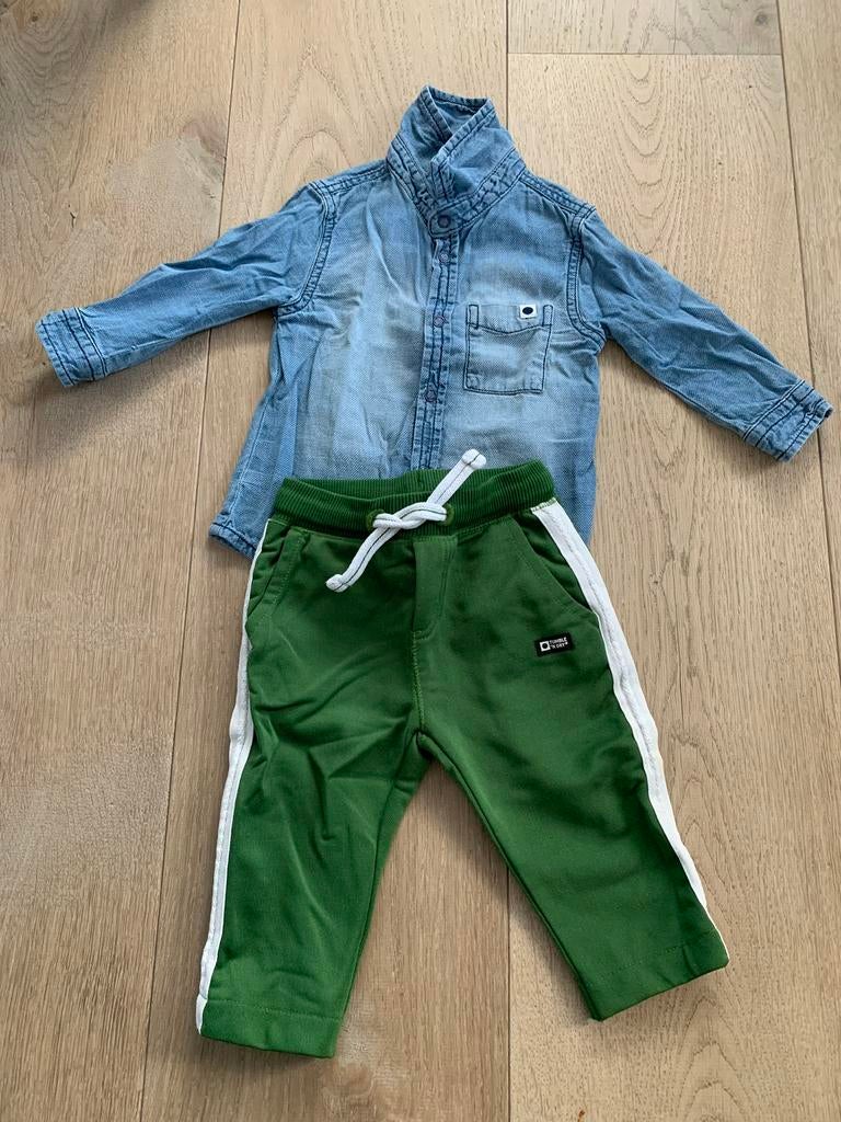 Setje Tumble ‘n dry maat 68, Ophalen of Verzenden, Zo goed als nieuw, Jongetje, Setje