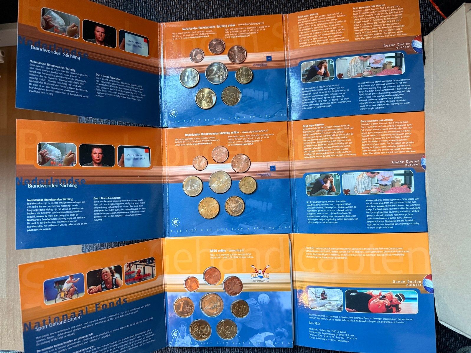 Nederlandse Euro Munten Sets - Goede Doelen, Postzegels en Munten, Munten | Nederland, Setje, Euro's, Koningin Beatrix, Ophalen of Verzenden