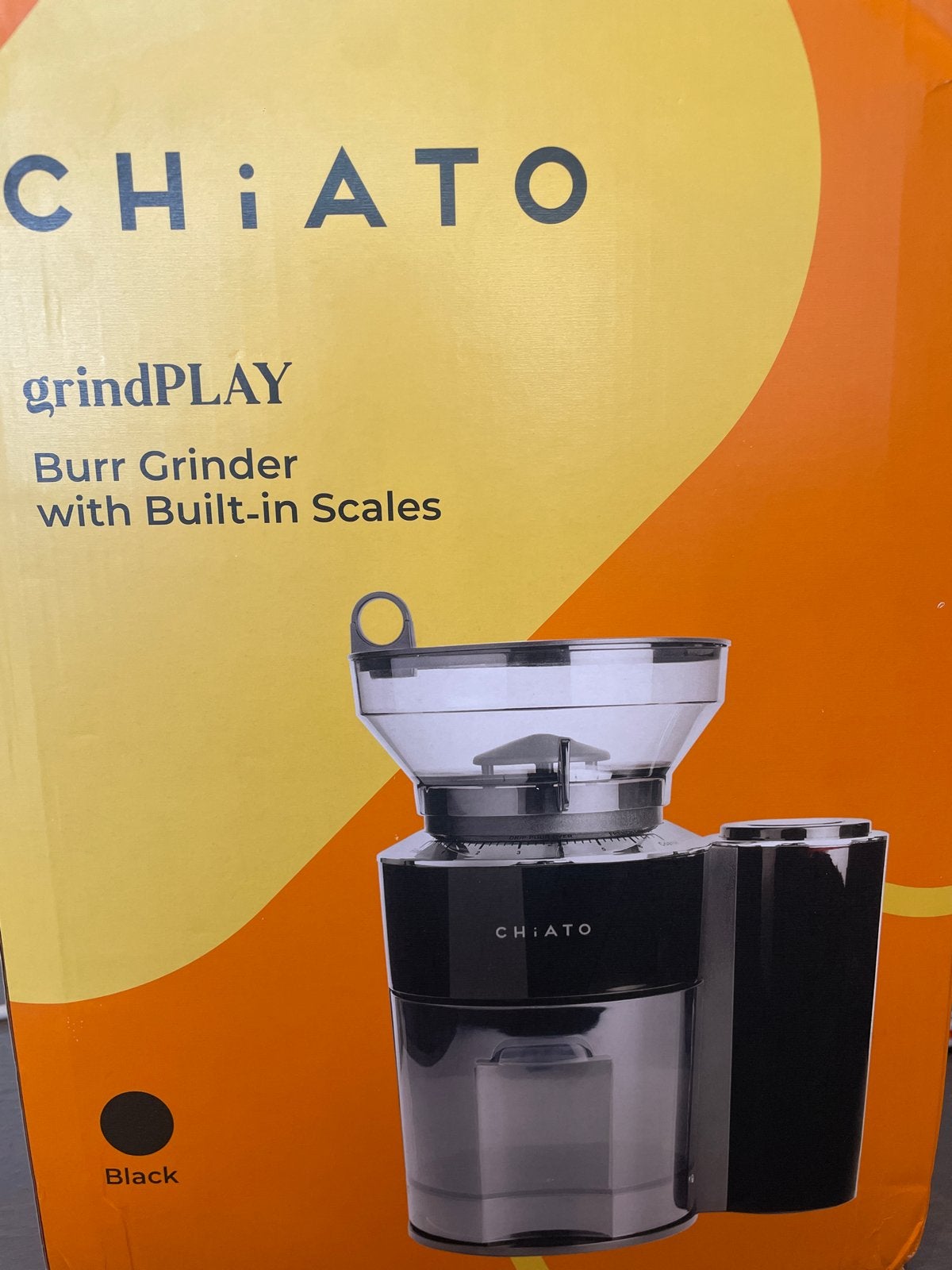 Chiato grindPLAY Koffiemolen met ingebouwde weegschaal, Ophalen of Verzenden, Nieuw, Koffiemachine, Koffiebonen