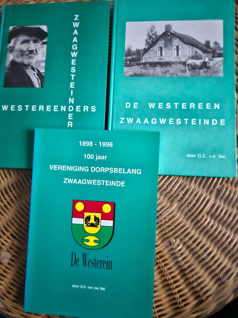 Zwaagwesteinde - De Westereen - G.E. vd Bei, 3 FRAAIE BOEKEN, Ophalen of Verzenden, Nieuw
