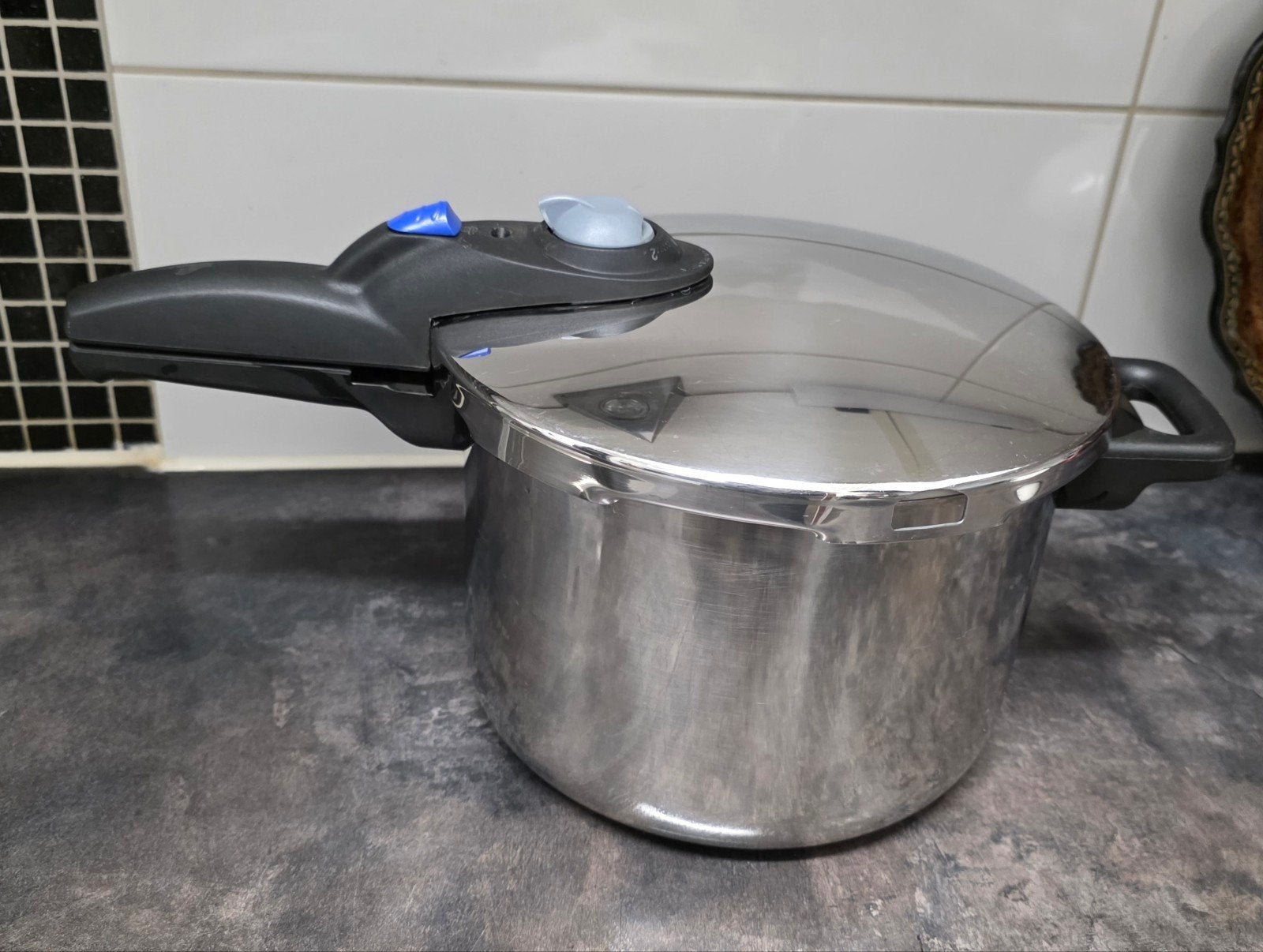 Snelkookpan Fagor 6 liter, Ophalen of Verzenden, Rvs, Kookpan of Snelkookpan
