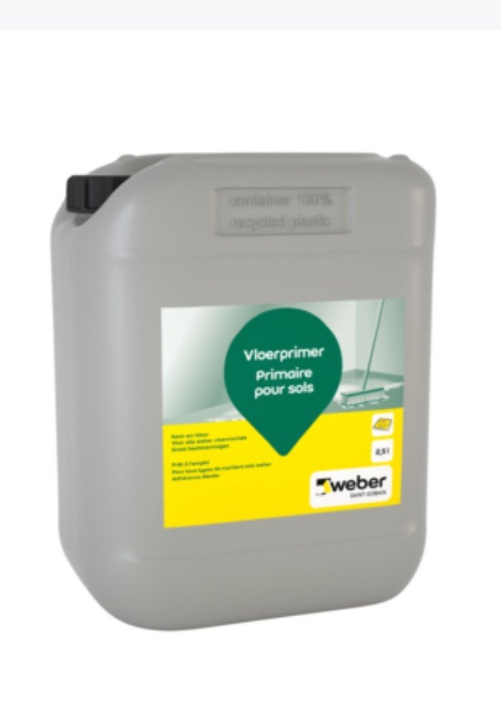 Weber Vloerprimer - nog 2 liter in de verpakking, Ophalen of Verzenden