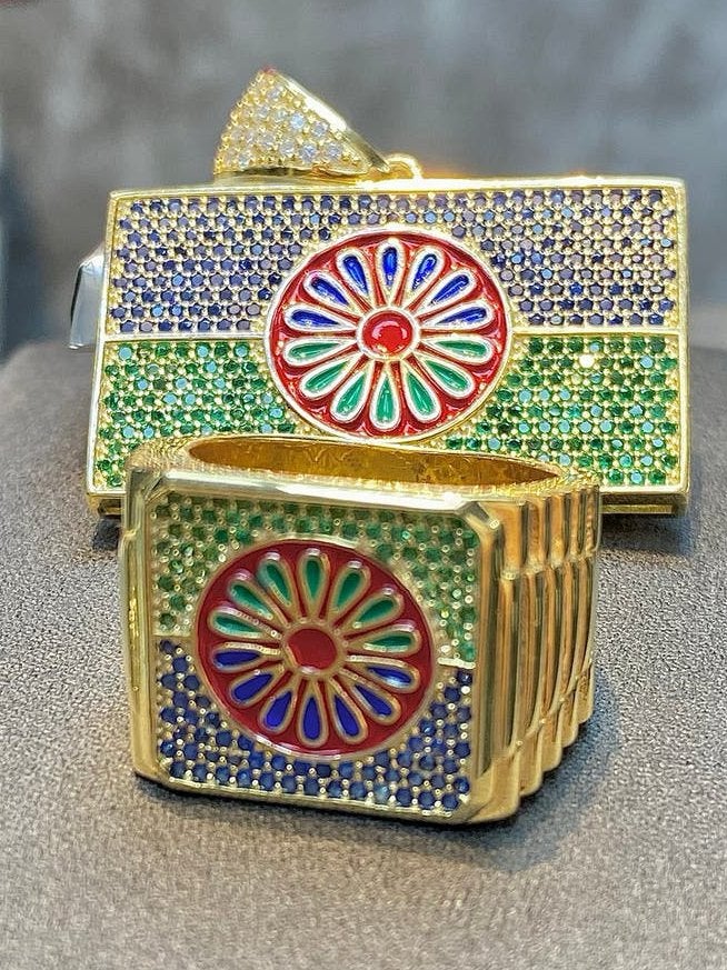 Zilveren Roma Sinti Set, 19 tot 20, Nieuw, Ophalen of Verzenden, Dame of Heer