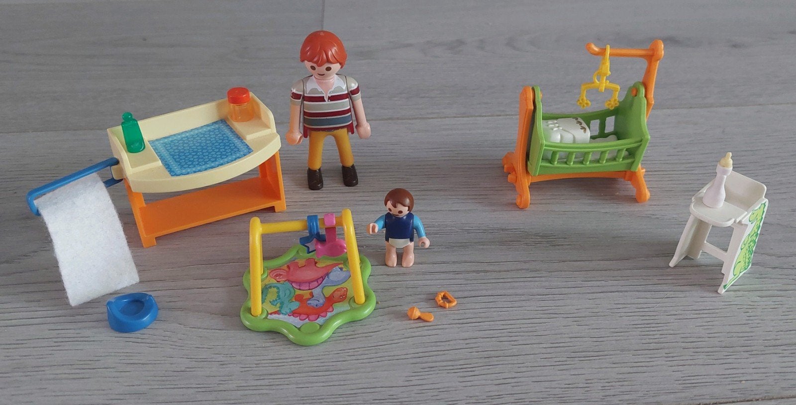Playmobil City Life 5304 - Babykamer met wieg, Gebruikt, Complete set, Overige typen, Ophalen of Verzenden