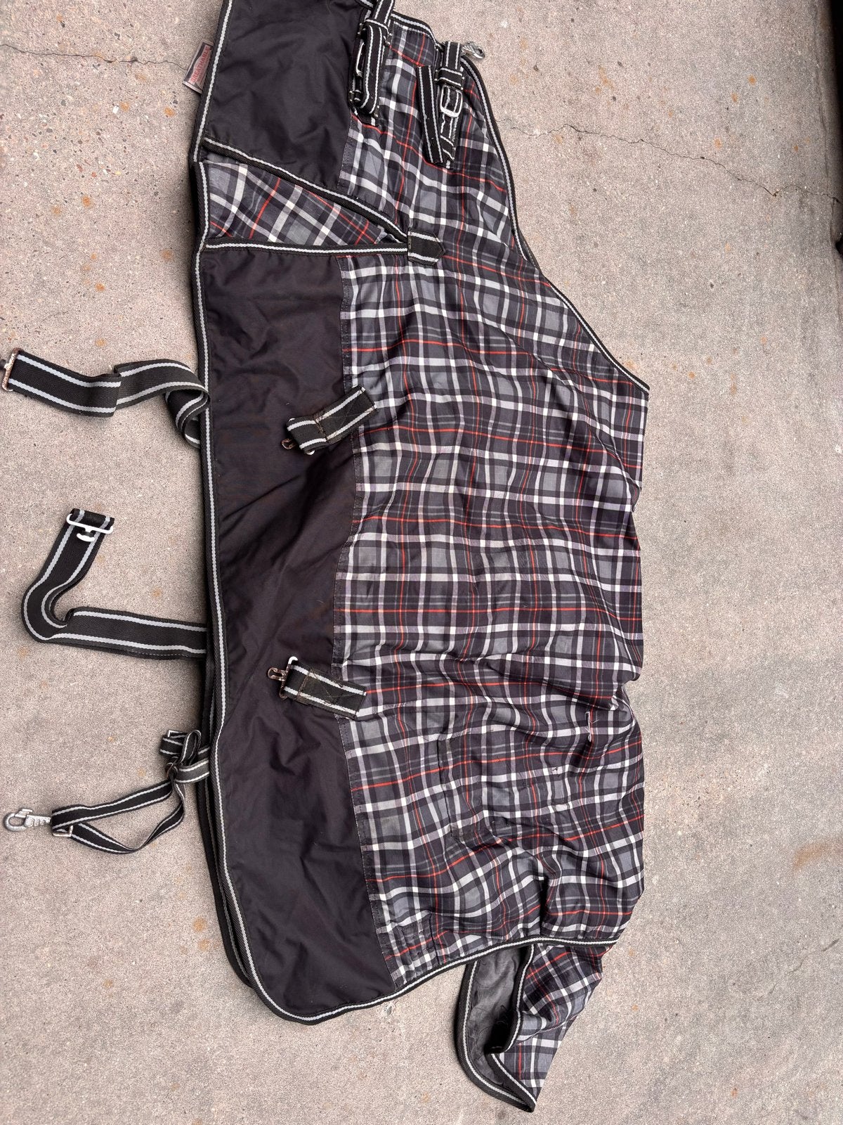 4 ponydekens een onderdeken 2 fleece 145-155/110 voor c pony, Dieren en Toebehoren, Ophalen of Verzenden, Gebruikt