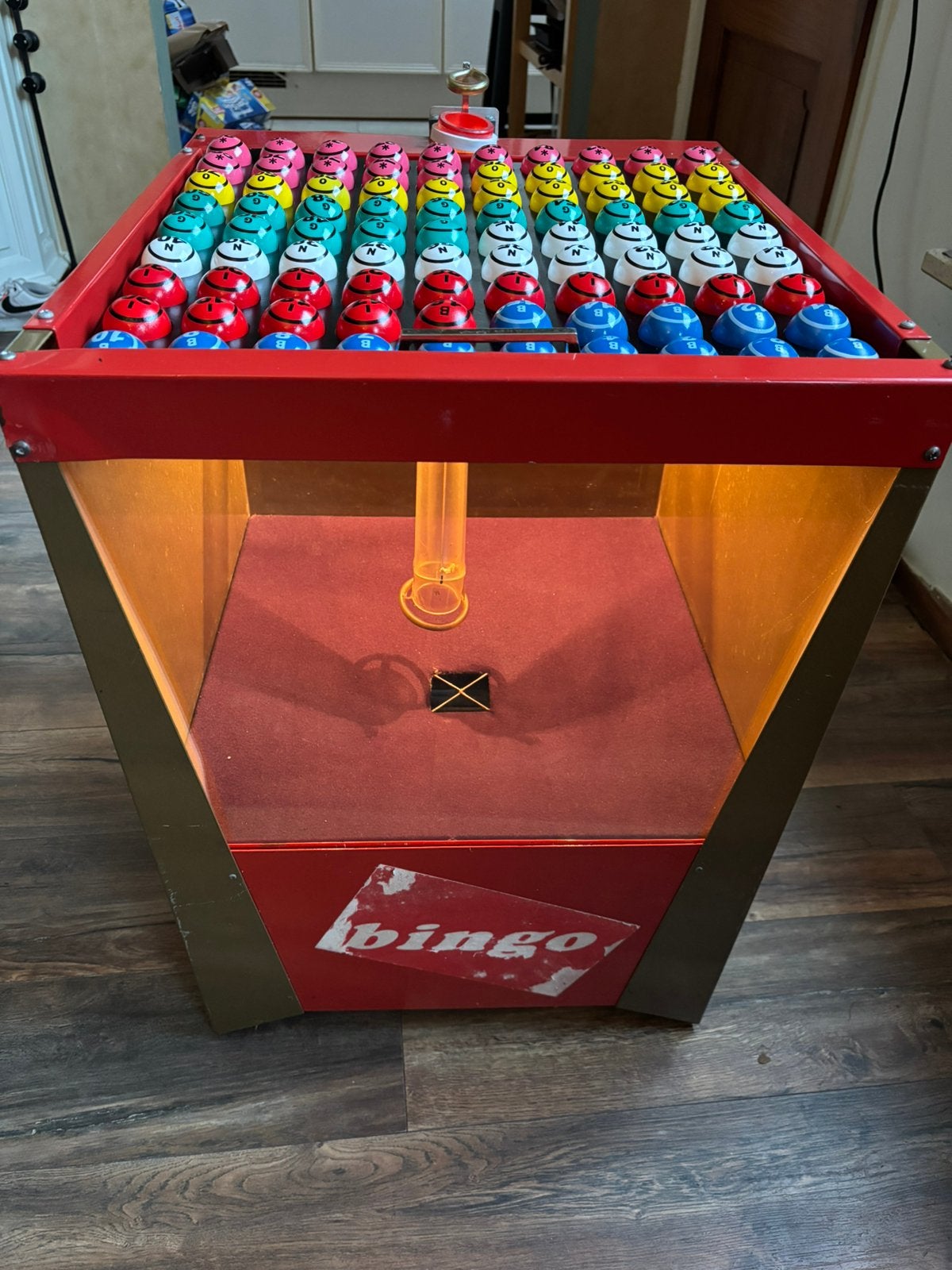 Zeer nette Bingomachine/ bingo machine / bingo apparaat, Ophalen, Vijf spelers of meer, Zo goed als nieuw